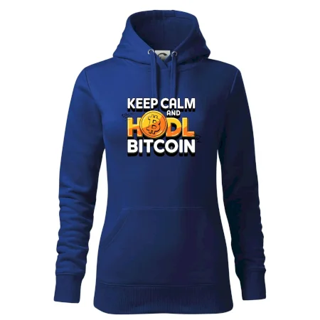 3D nápis Keep Calm and HODL Bitcoin
