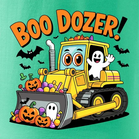 Halloweensky boo dozér