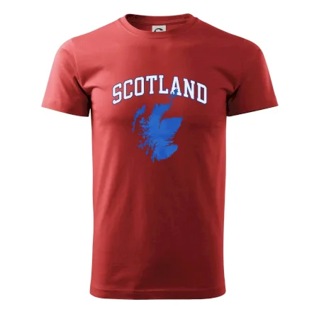 Scotland nápis s mapou
