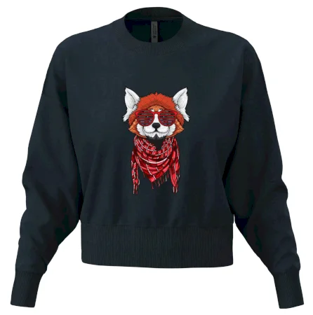 Červená panda hipster