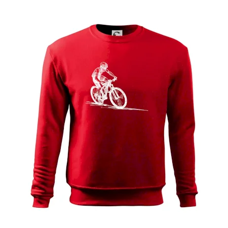 MTB kreslený cyklista