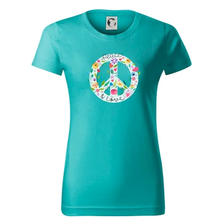 Peace and love symbol