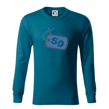 50 na krku štítok
