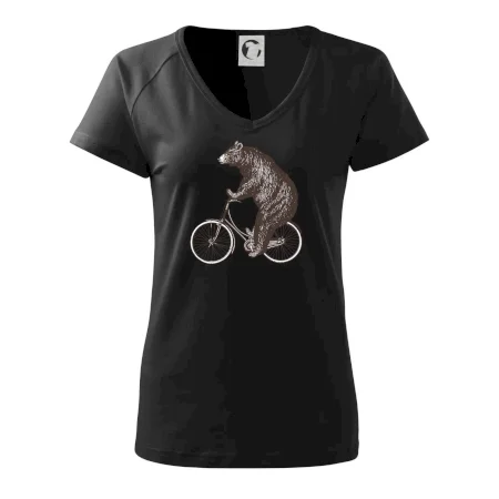 Medveď na bicykli