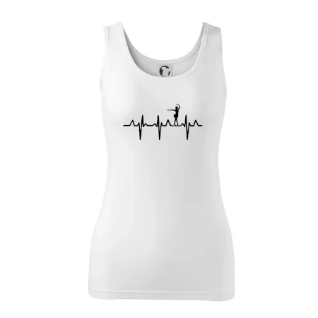 EKG tanečnice salsy