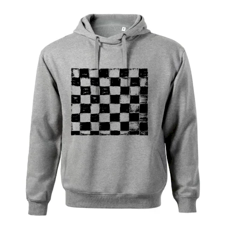 Šachovnica čierna kreslená