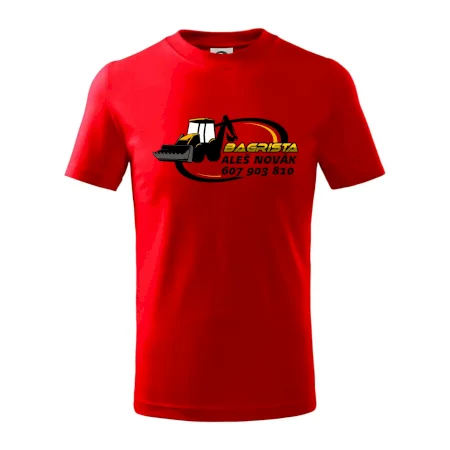 Bagrista v kruhu - vlastný nápis