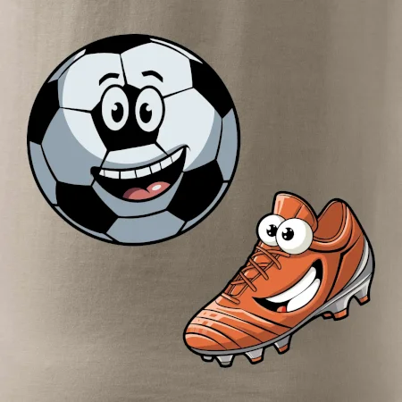 Parové tričko - Kopačka a lopta