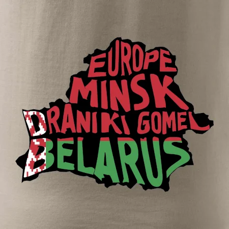 Mapy - názvy měst - Bělorusko