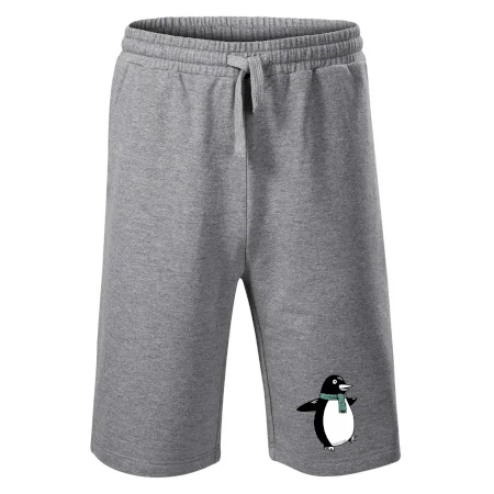 Tučniak so zeleným šálom