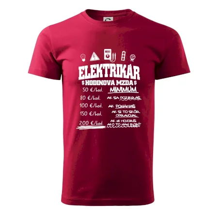 Hodinová mzda elektrikár
