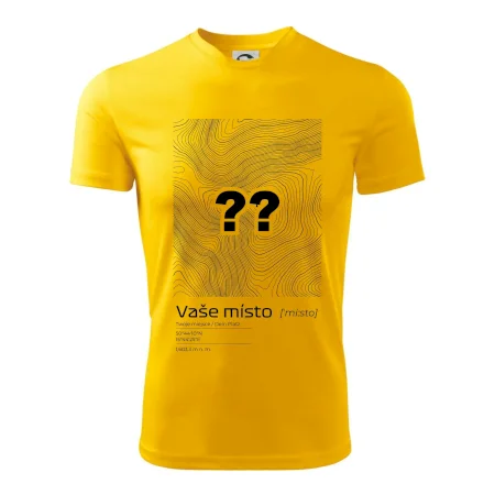 Vaše miesto - vrstevnice v obdĺžniku