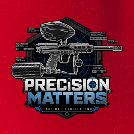 Technický nákres – presnosť je dôležitá paintball