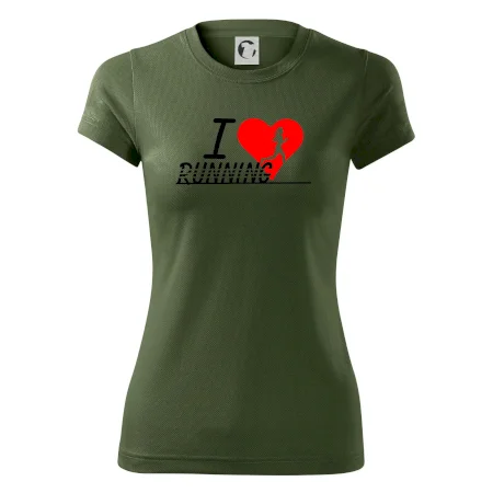 I love running dievča