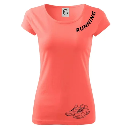 Running nápis šikmo