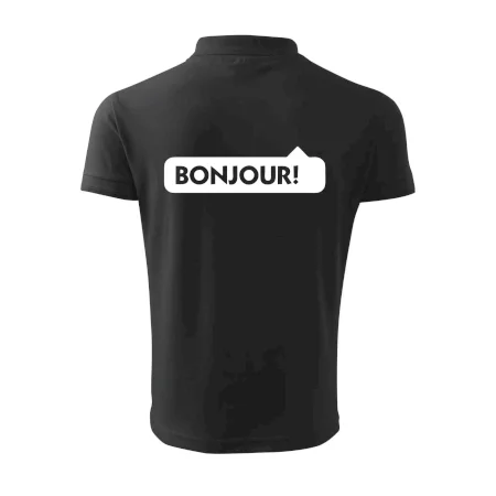 Nápis Bonjour