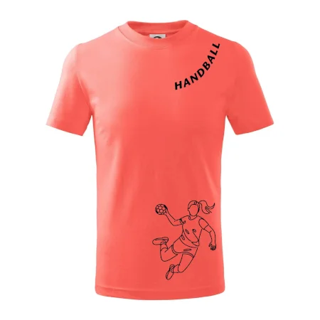 Handball nápis šikmo