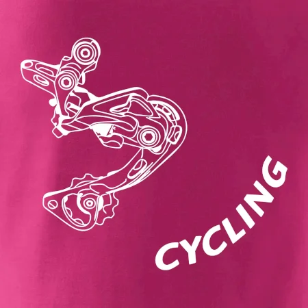 Cycling nápis šikmo