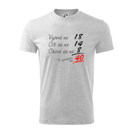 Vyzerá, cíti sa, chová sa - 40 rokov