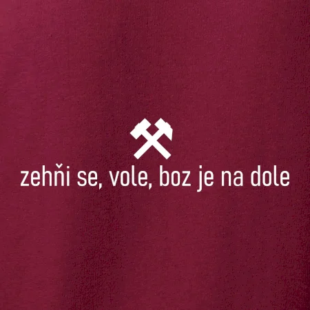 Zehňi se, vole, boz je na dole
