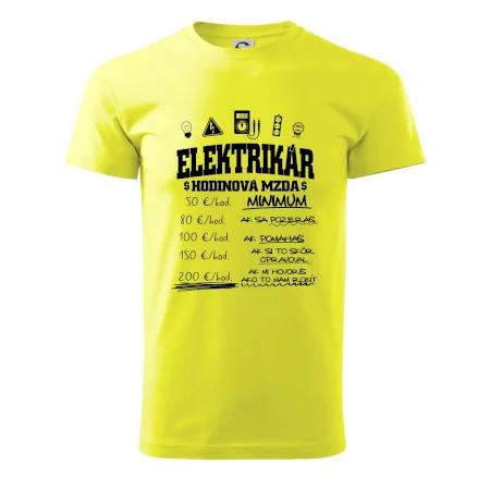 Hodinová mzda elektrikár