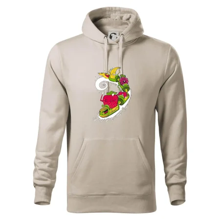 Milkshake vlak kreslený