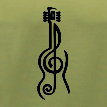 Husľový kľúč gitara