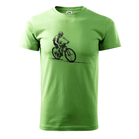 MTB kreslený cyklista
