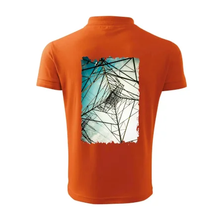 Farebné nebo - stožiare vysokého napätia