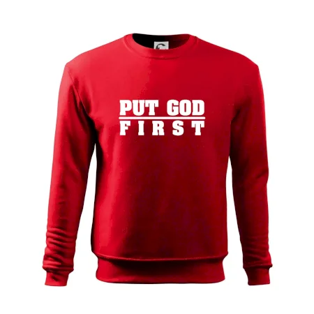 Put God first hrubý nápis