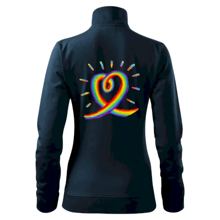Srdce pride dúha kreslená