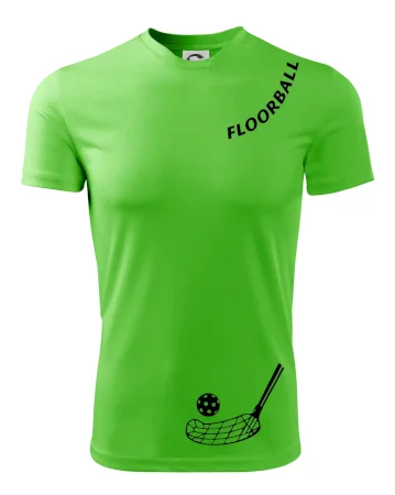 Floorball nápis šikmo