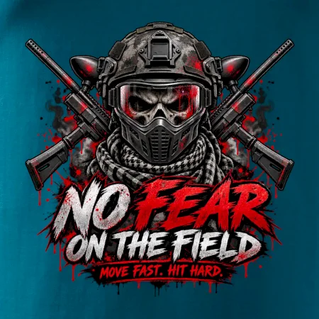 Lebka bojovníka – No Fear paintball