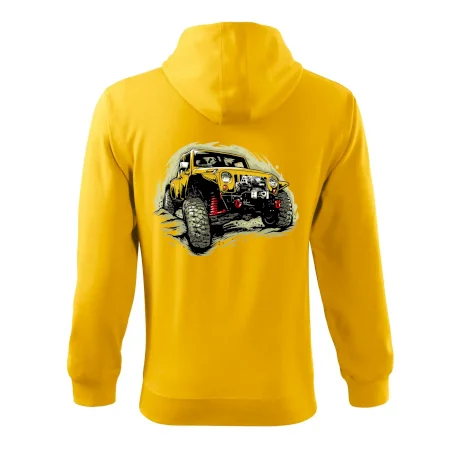 Žltý offroad s navijakom