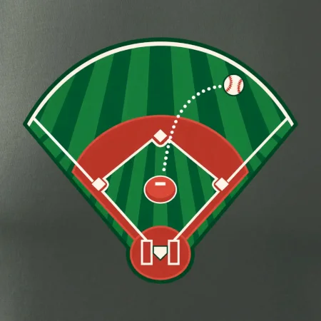 Baseballové hřiště z ptačí perspektivy