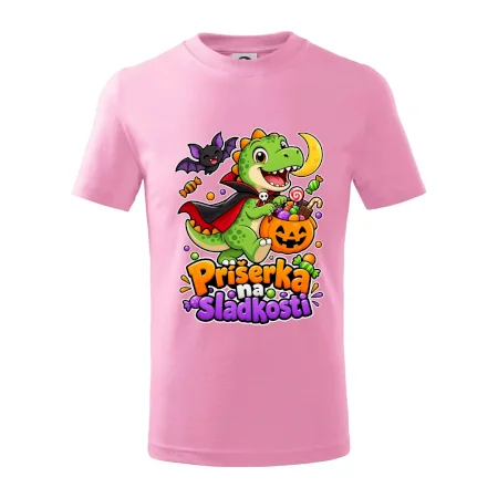 Príšerka na sladkosti - dinosaurus s tekvicou