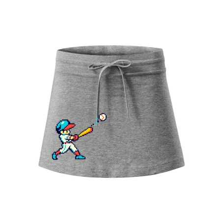 Baseballový hráč pixel art