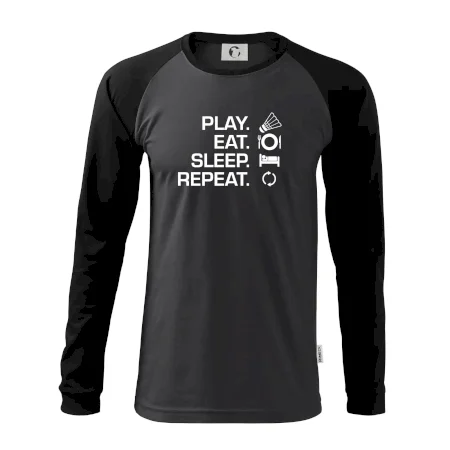 Play Eat Sleep Repeat badminton