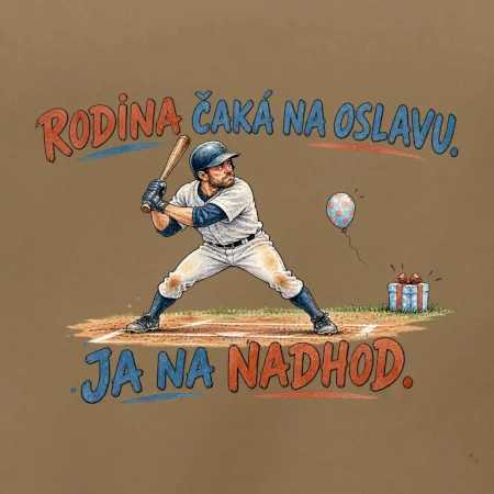 Rodina čaká na oslavu ja na nadhod