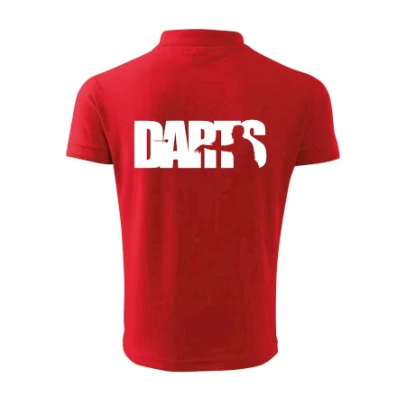 Darts - nápis so šípkarom