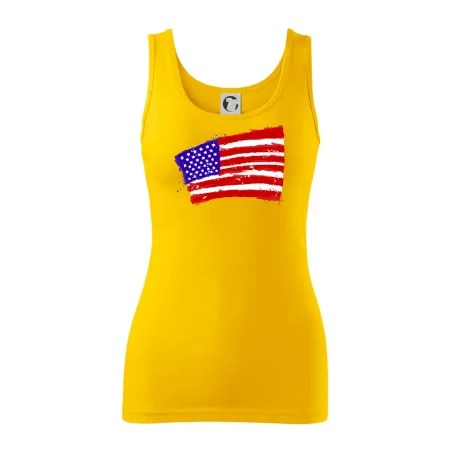 Americká vlajka ohnutá