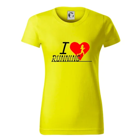 I love running dievča