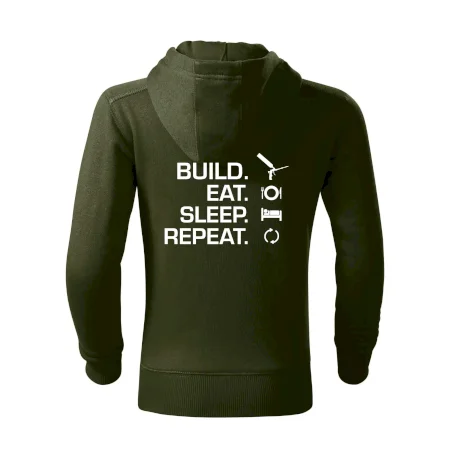 Build eat sleep repeat - montážna pena