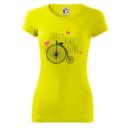 Crazy bike girl