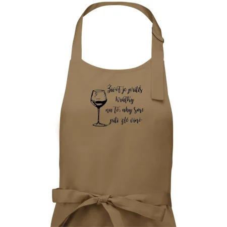 Život je príliš krátky na to, aby sme pili zlé víno