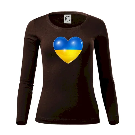 Ukrajina srdce vlajka