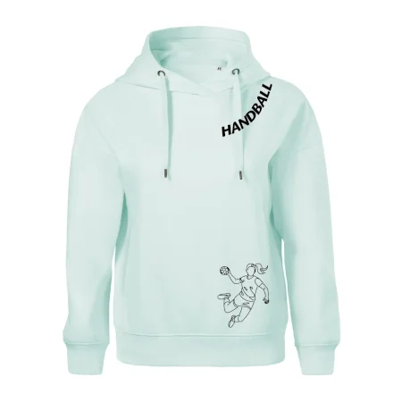 Handball nápis šikmo - dievča