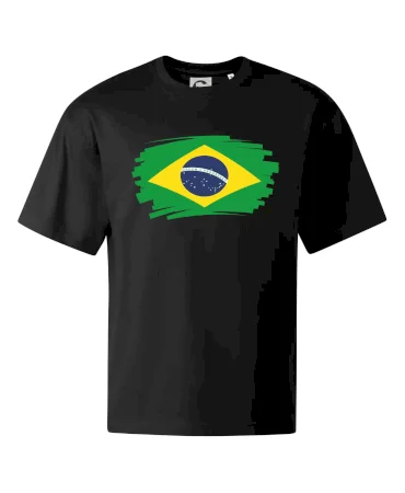 Brazília vlajka štetkou