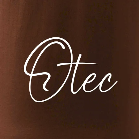 Nápis písací na prsiach - otec