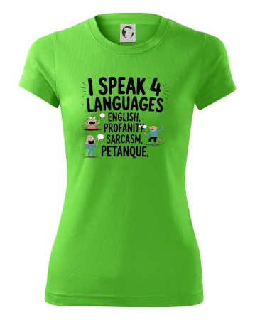 I speak 4 language - Petanque